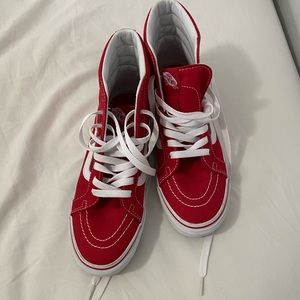 Red High Top Vans